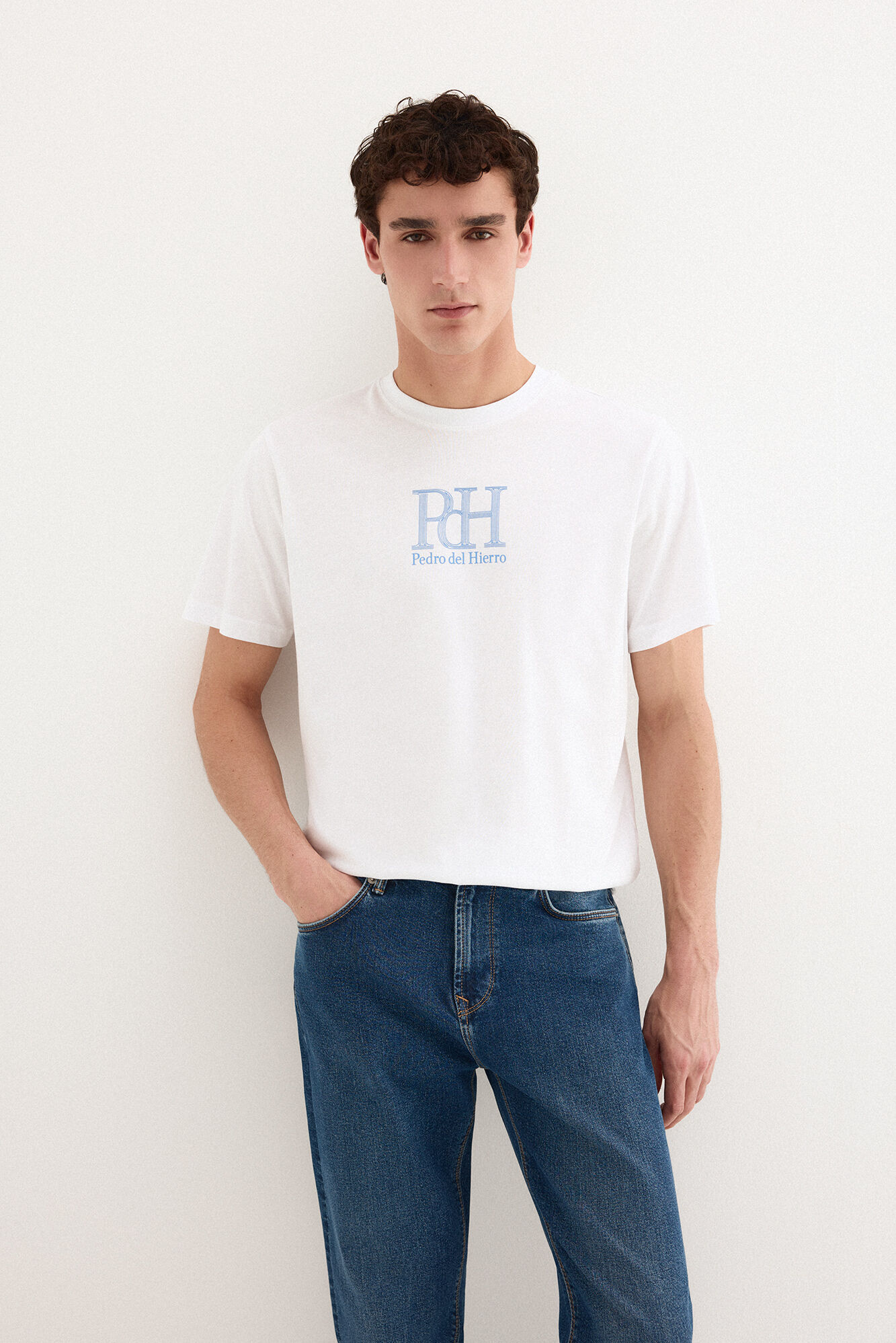 Pedro del Hierro Logo T-shirt White