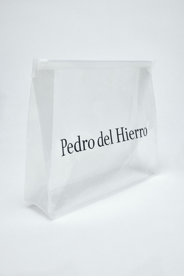 Pedro del Hierro Minimalist V-neck swimsuit Black