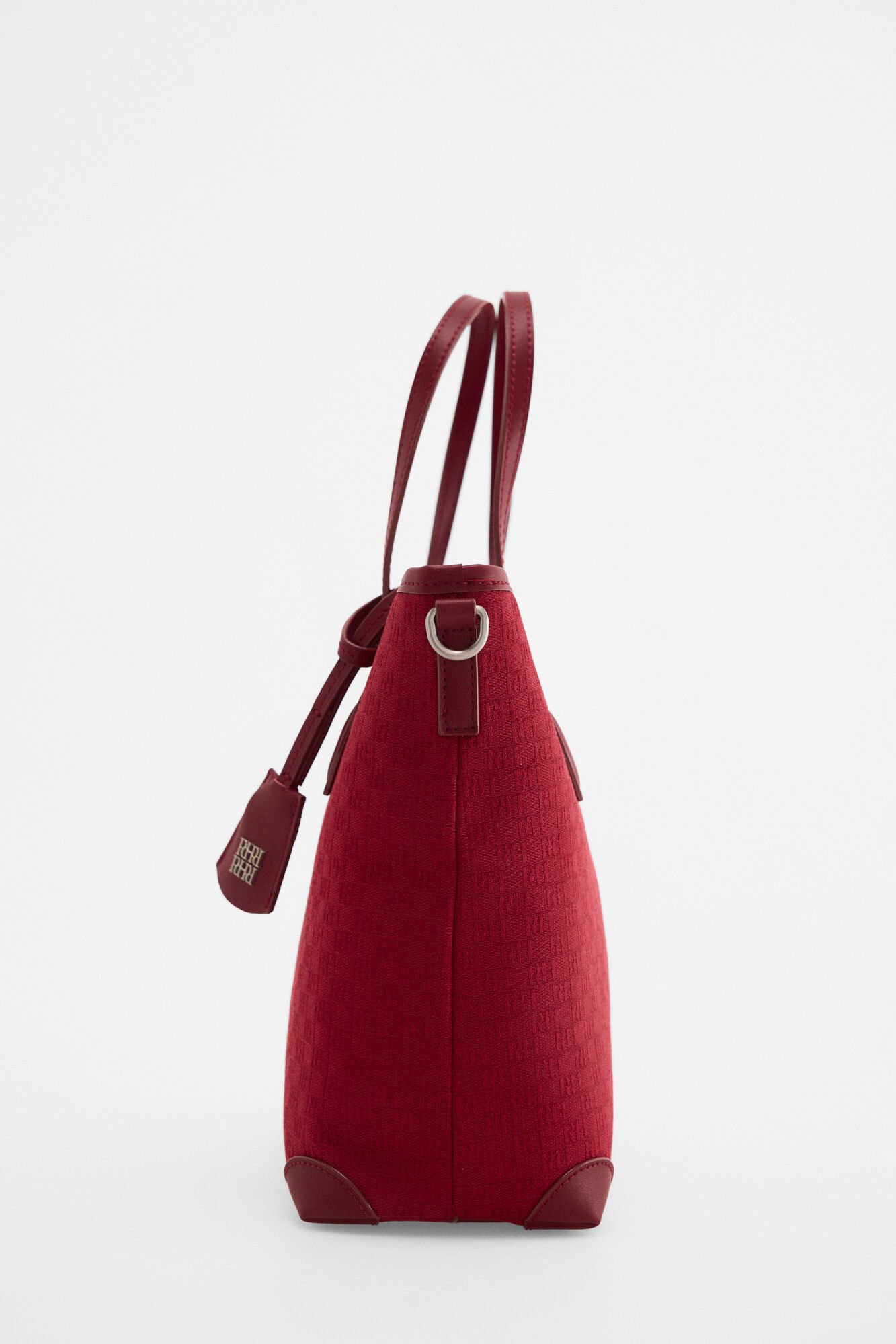 Pedro del Hierro Jacquard medium tote Burgundy