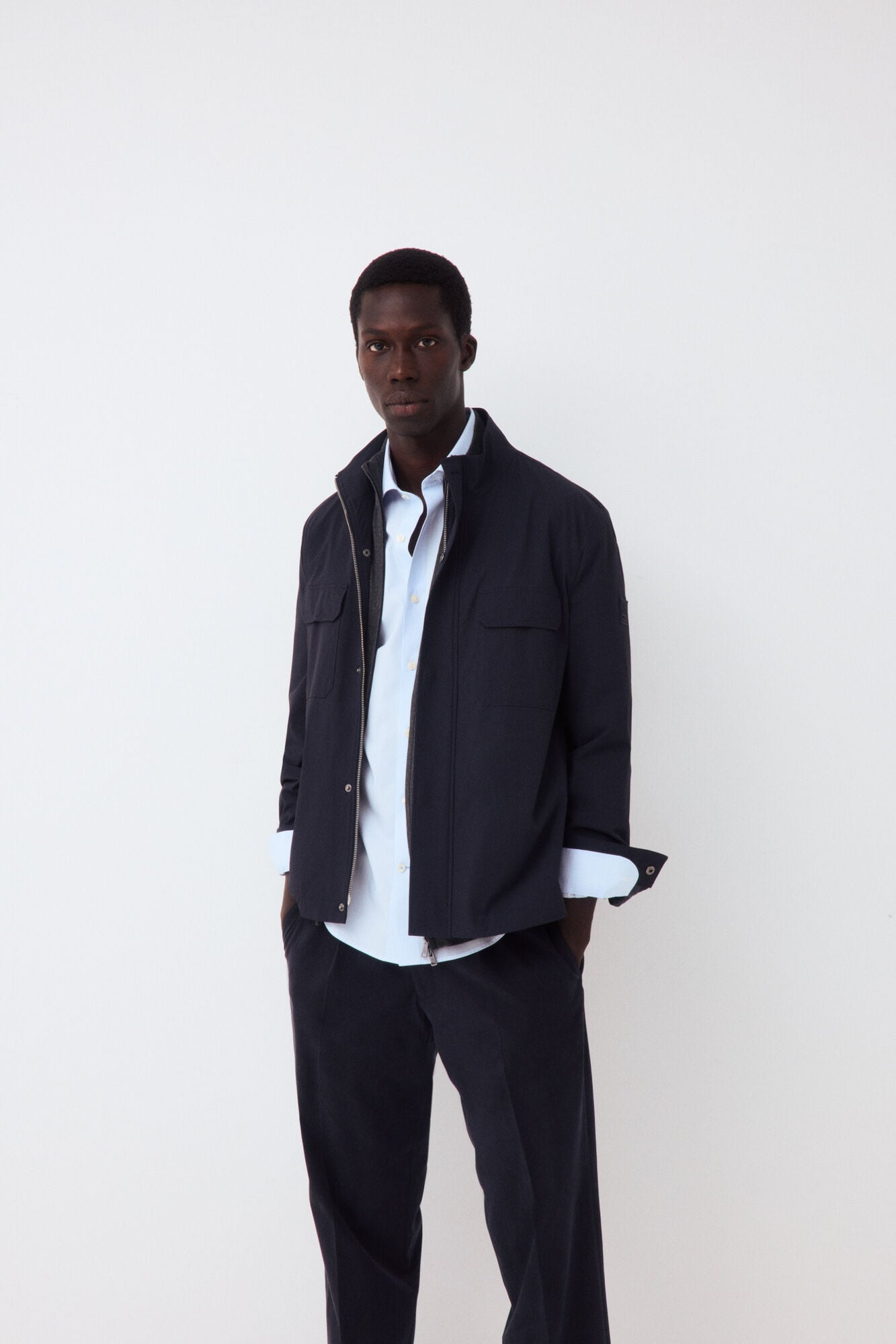 Pedro del Hierro Technical overshirt