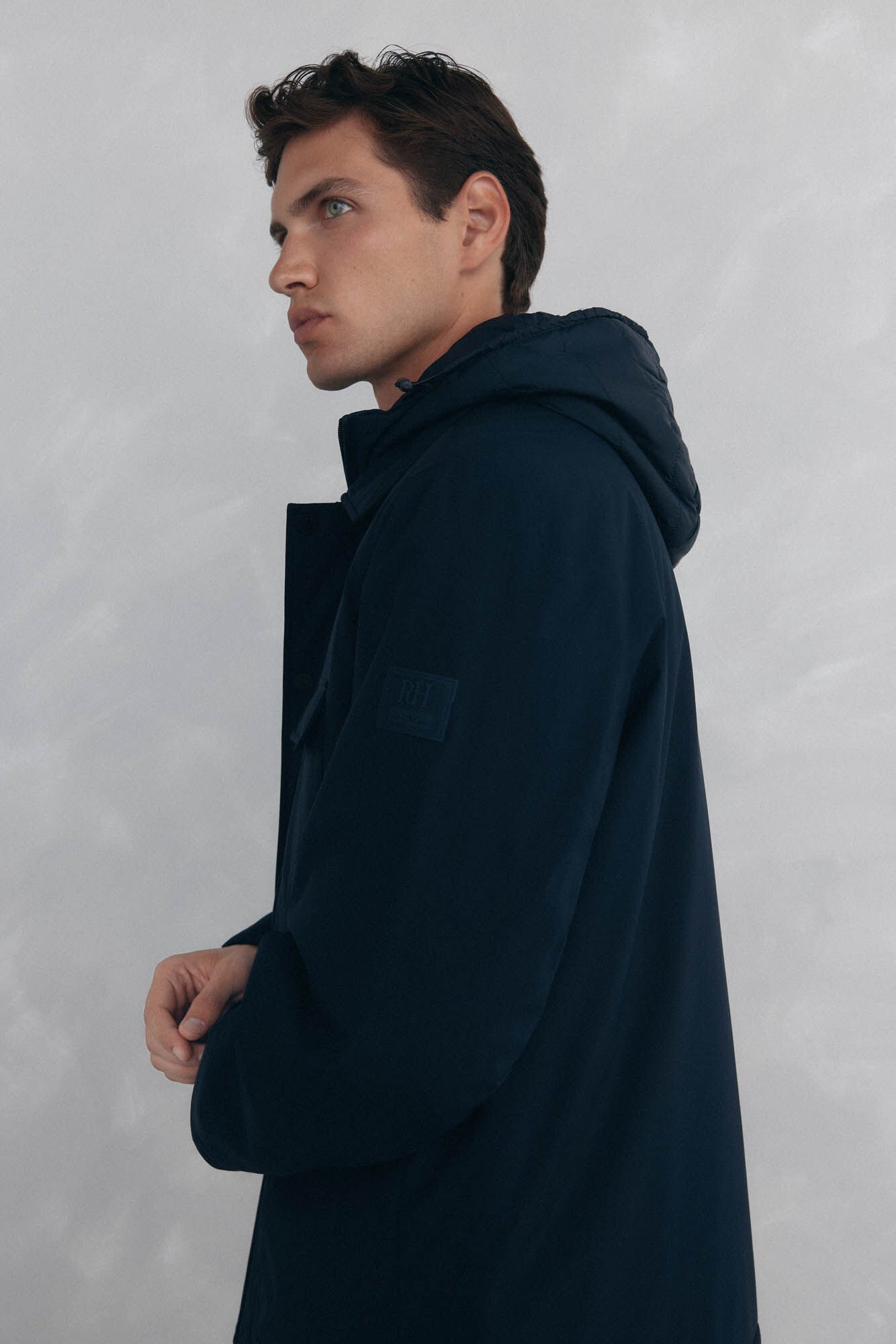 Pedro del Hierro 4-pocket jacket with views Blue