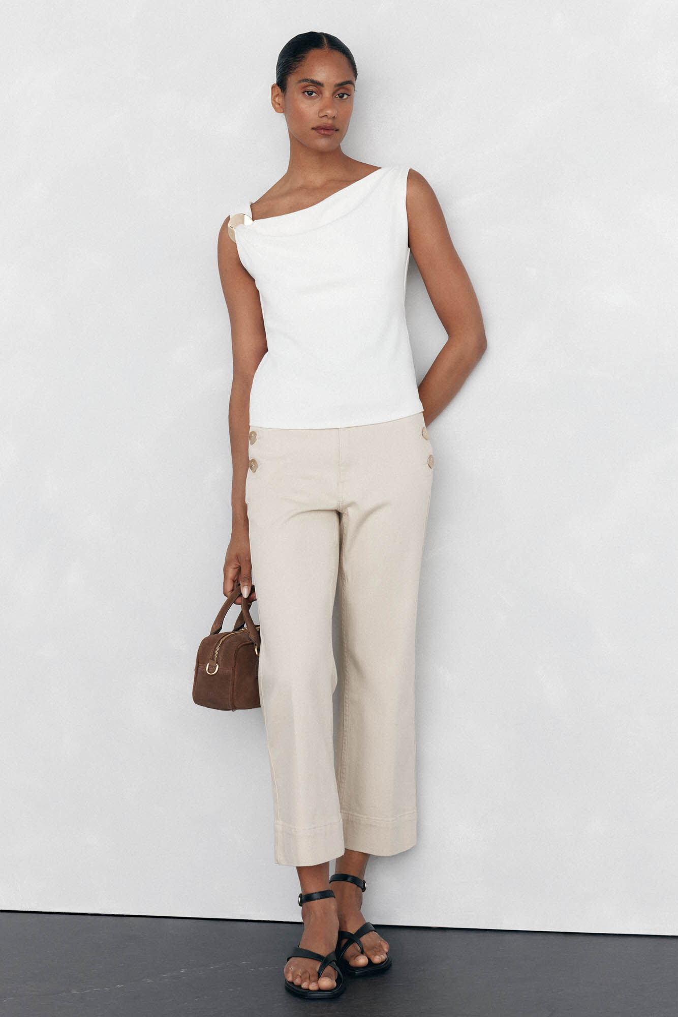 Pedro del Hierro Plain tank top White