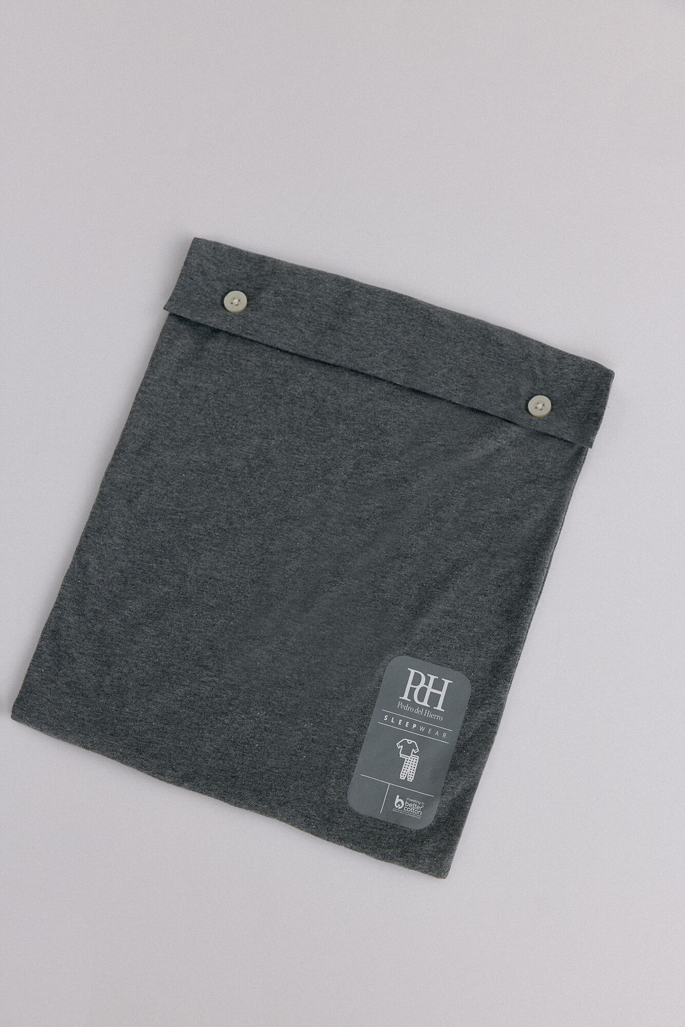 Pedro del Hierro Set de pijama punto Gris