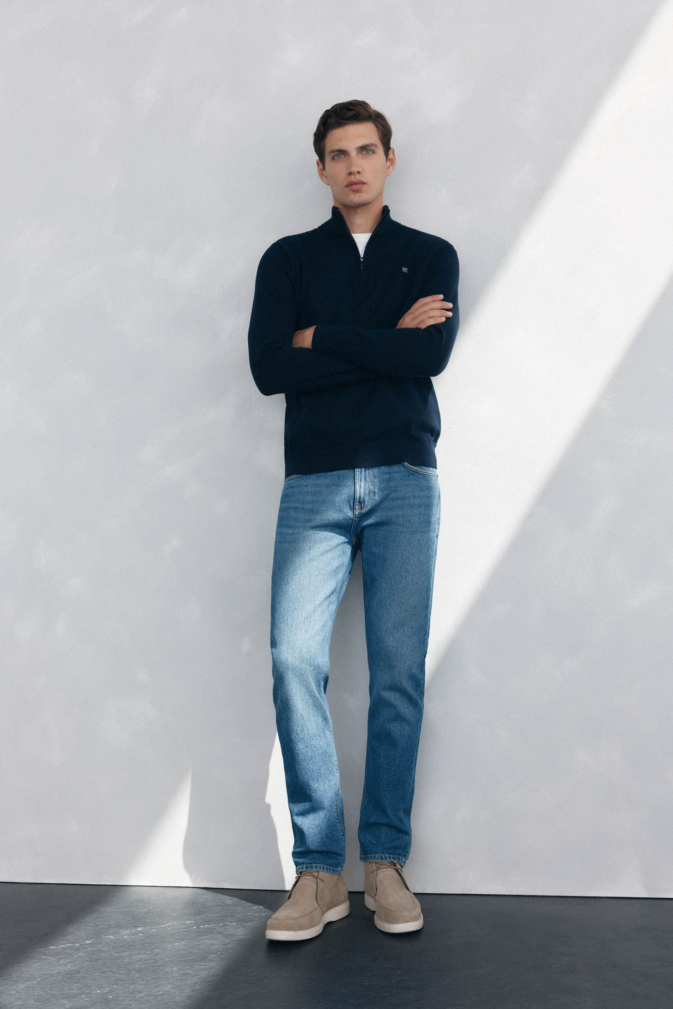 Pedro del Hierro Semi-swan sweater Blue