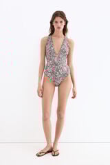 Pedro del Hierro Fato de banho estampado Rosa