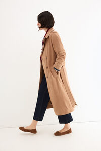 Pedro del Hierro Suede trench coat