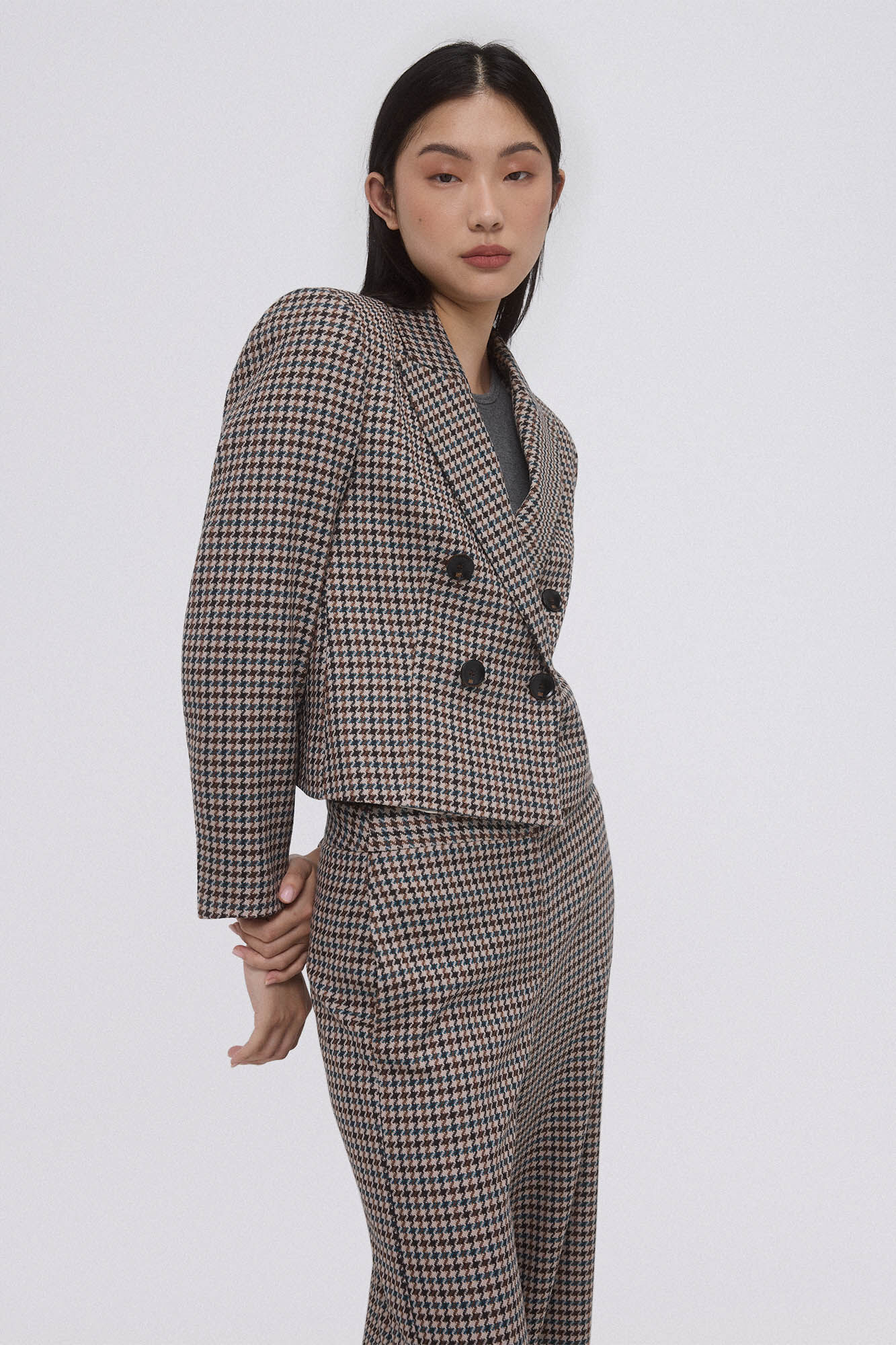 Pedro del Hierro Blazer corta cruzado Azul