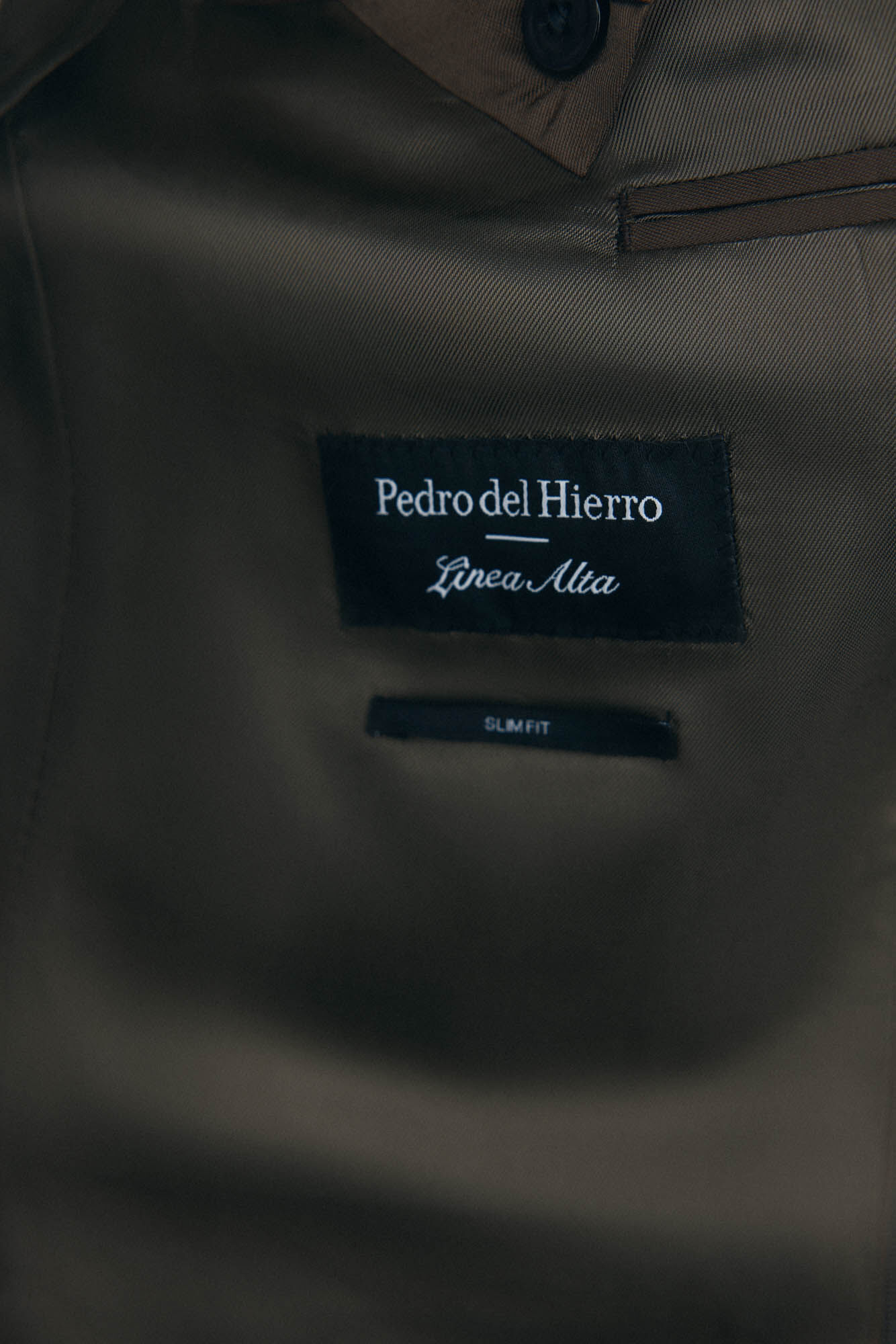 Pedro del Hierro Blazer bege slim fit Cizento