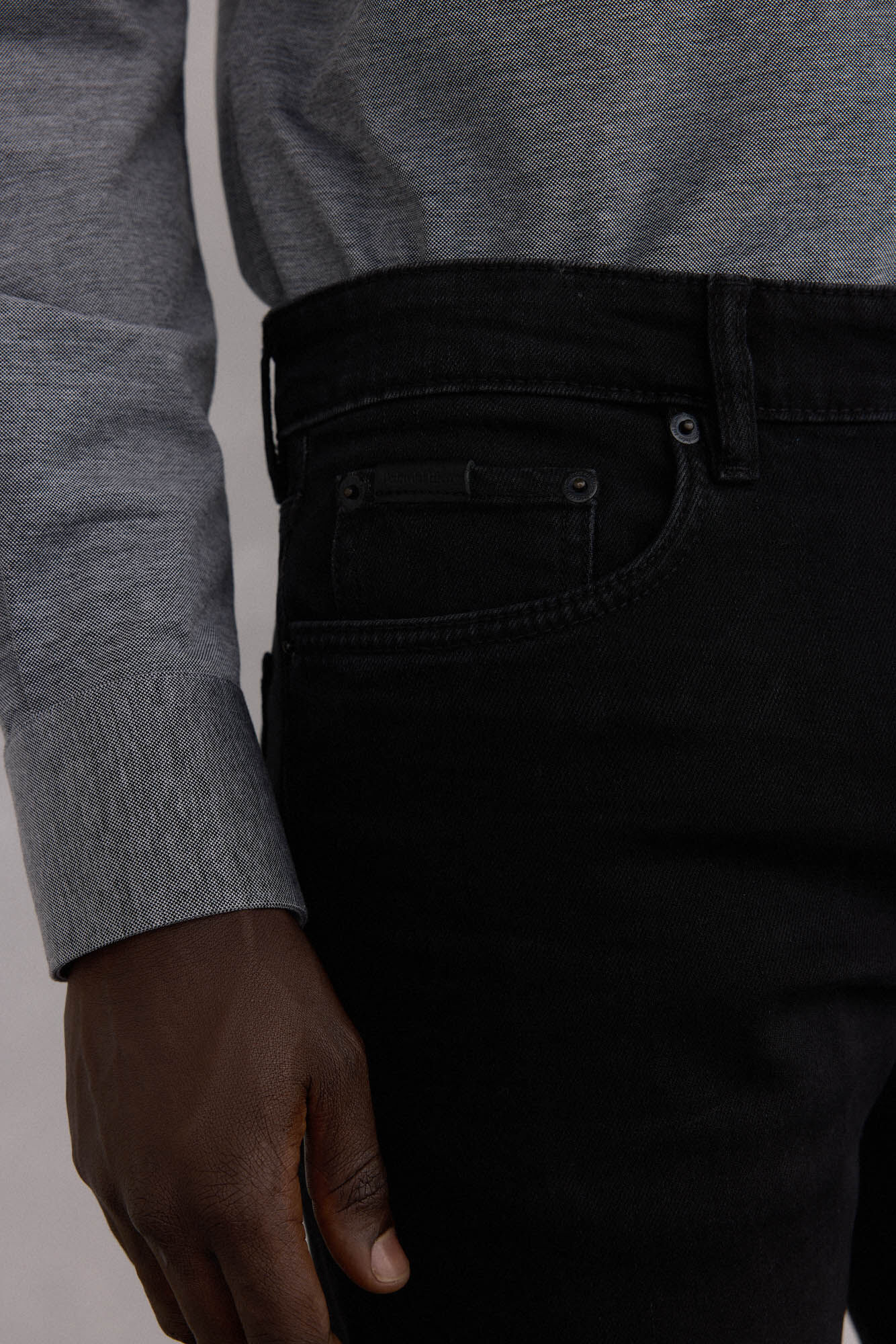 Pedro del Hierro Pantal&oacute;n vaquero slim fit Negro