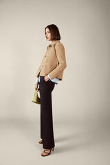 TFP by Tamara Falc&oacute; High-waisted trousers Blue