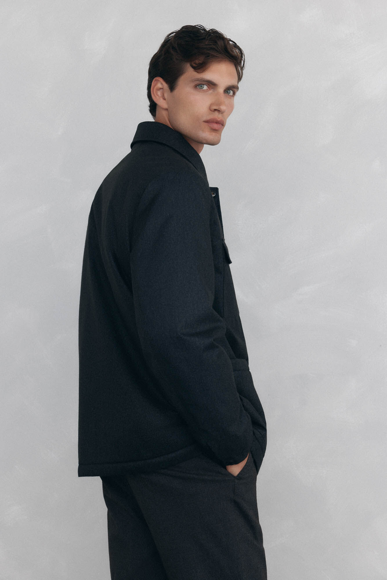 Pedro del Hierro 4-pocket jacket with views Grey