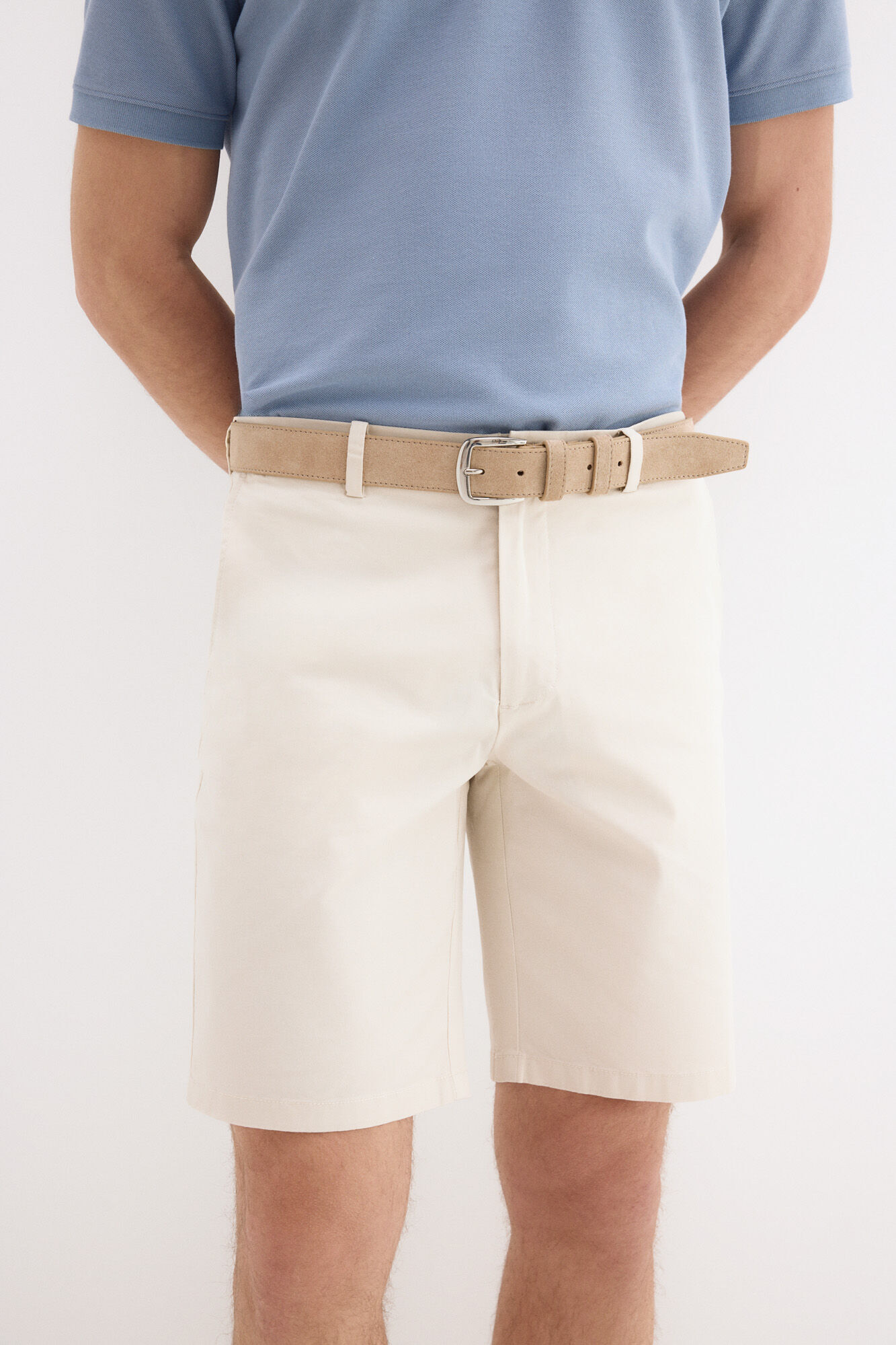 Pedro del Hierro Regular chino Bermuda shorts