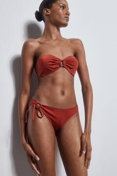 Pedro del Hierro Classic bikini bottoms with front detail Orange