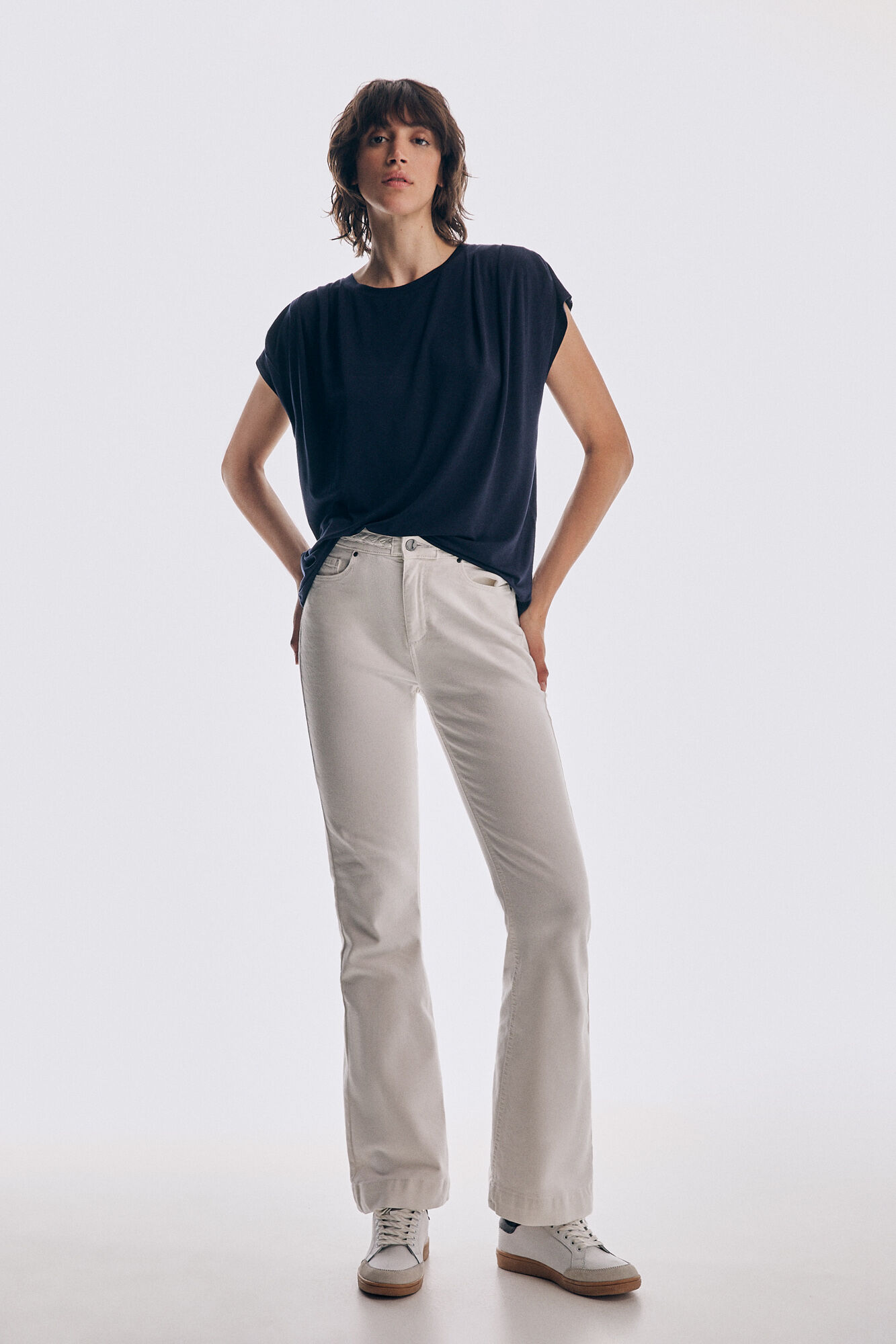 Pedro del Hierro Top manga corta Azul