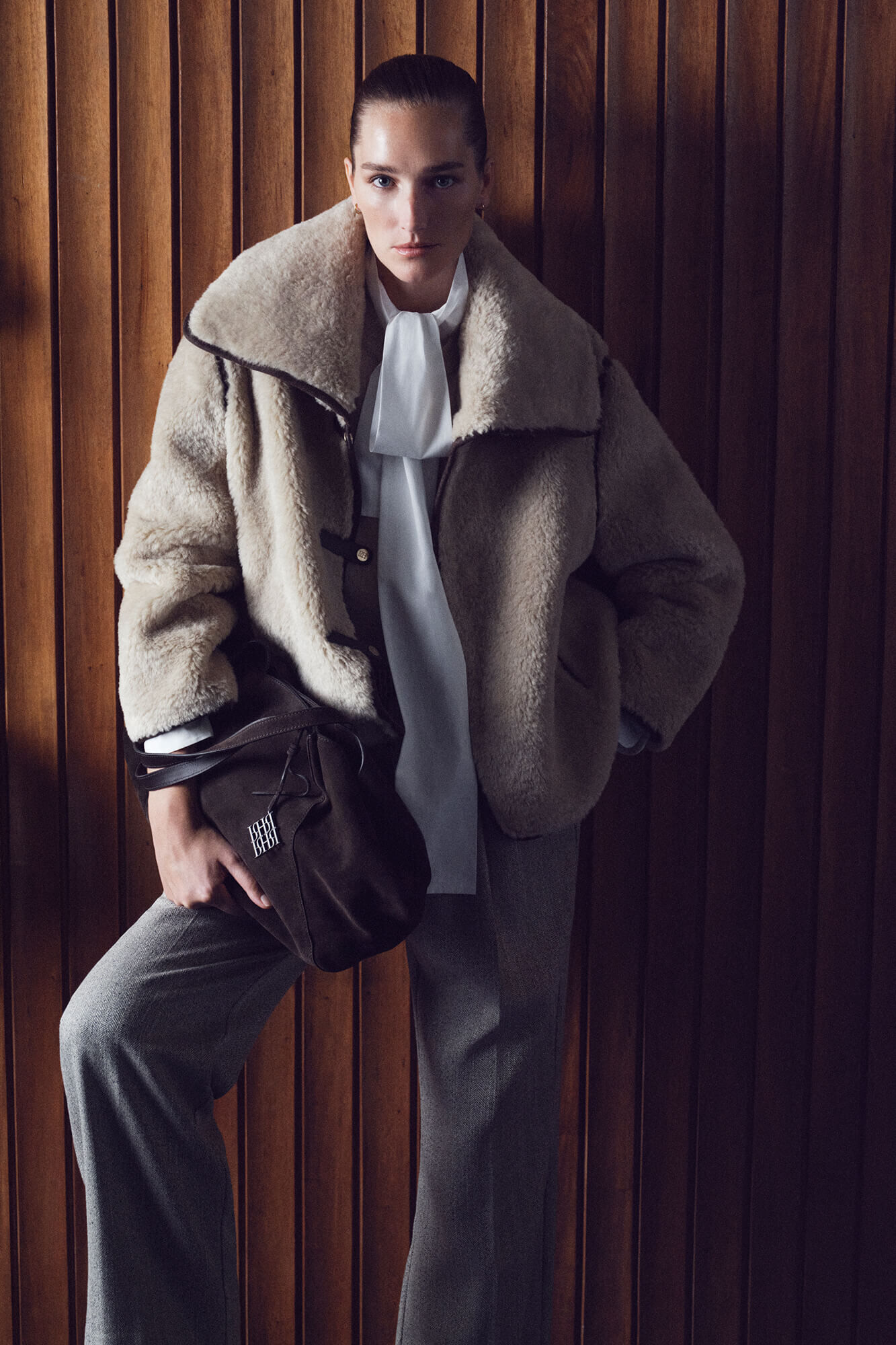 Pedro del Hierro Snap-on fur jacket