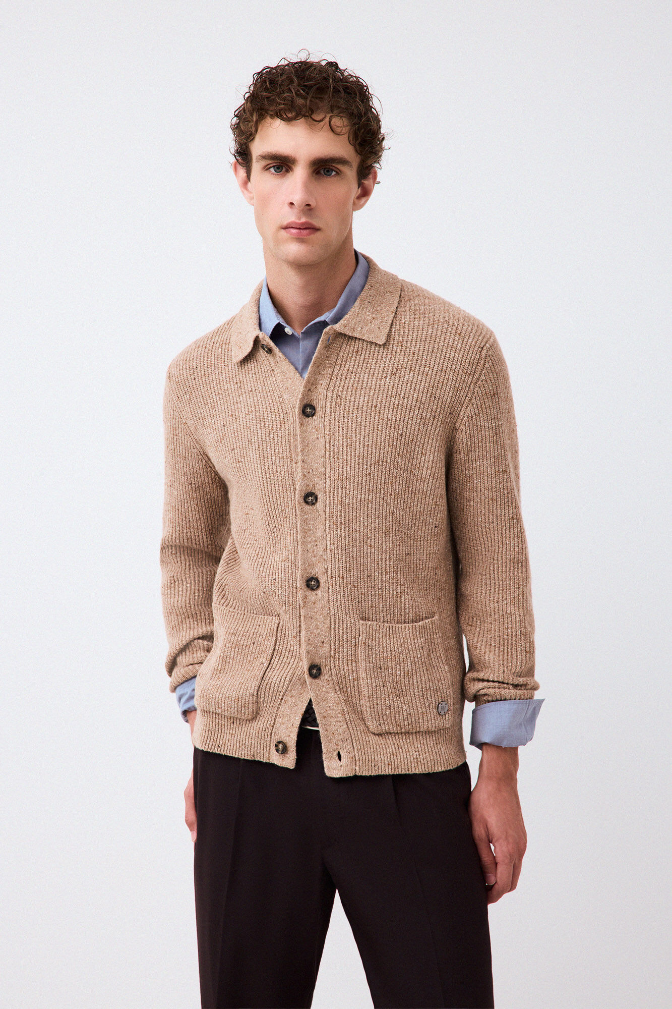 Pedro del Hierro Italian premium yarn knit cardigan