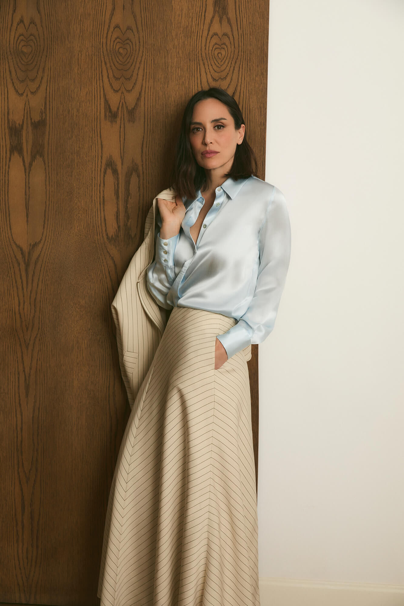 TFP by Tamara Falc&oacute; Striped skirt