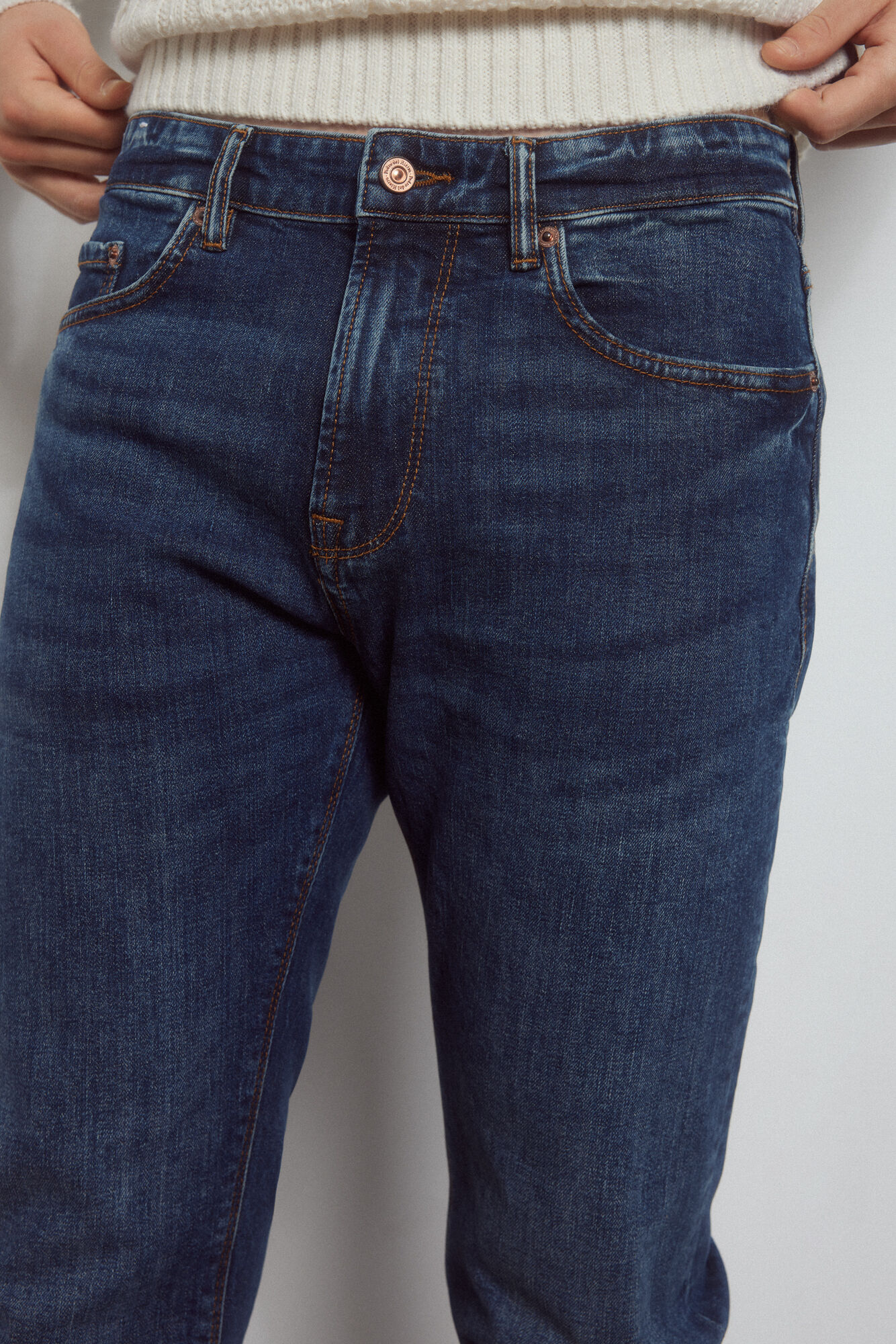 Pedro del Hierro Pantal&oacute;n vaquero slim fit Azul