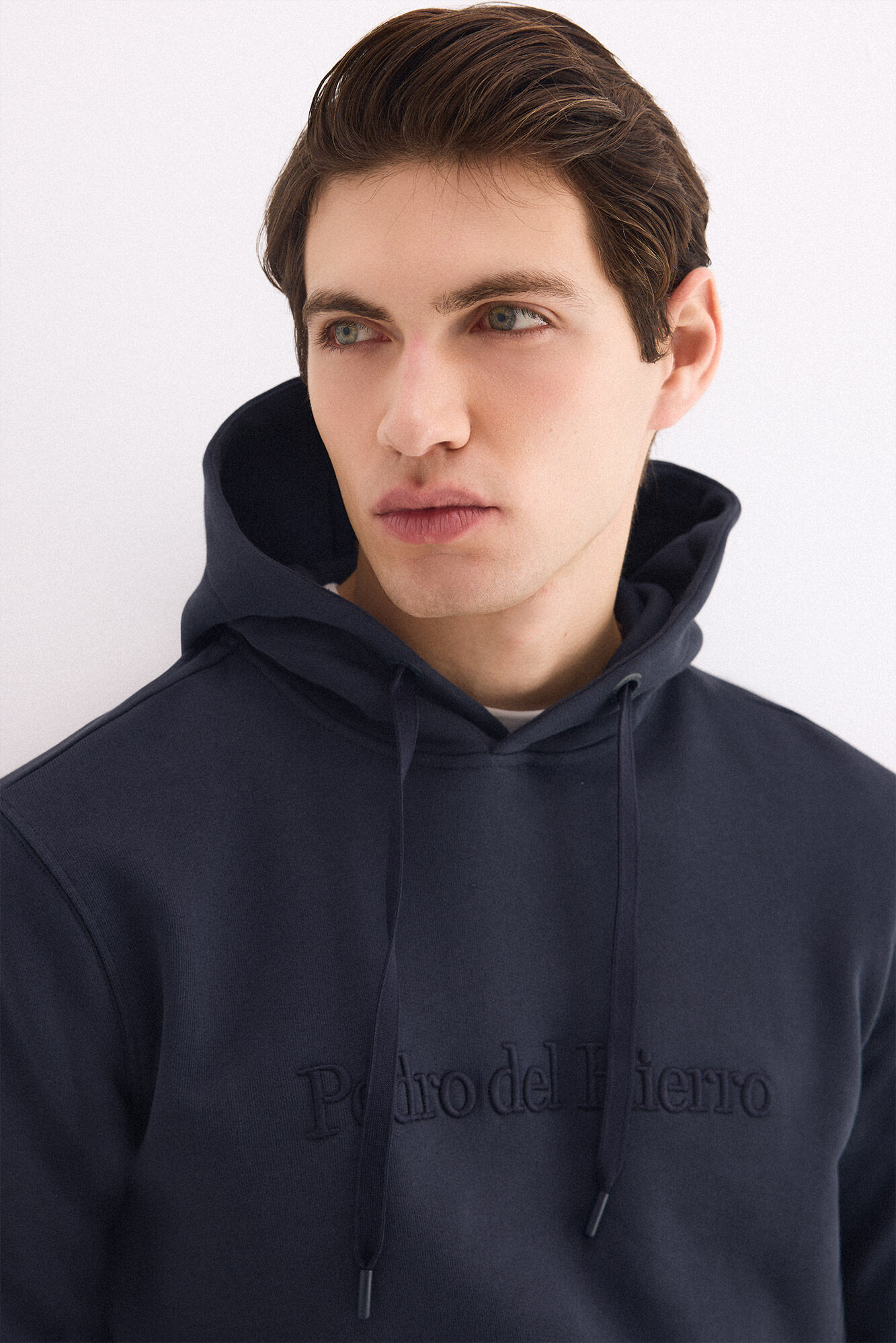 Pedro del Hierro Hooded logo sweatshirt