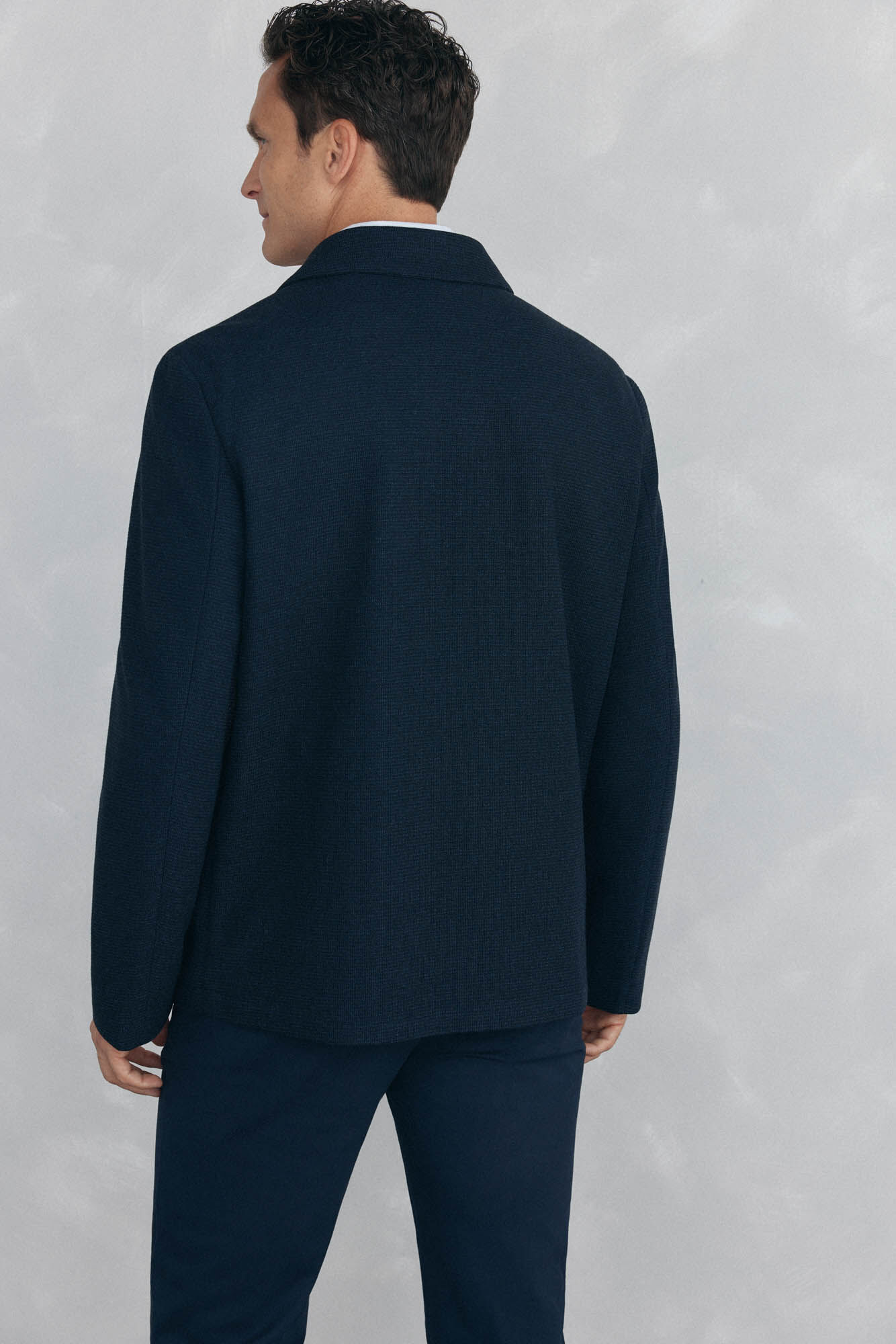 Pedro del Hierro Navy overshirt Blue