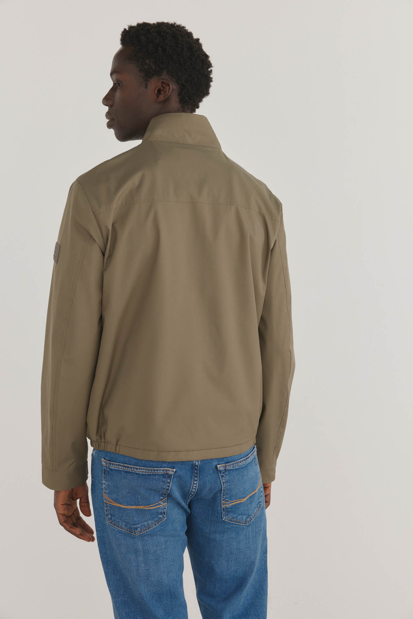 Pedro del Hierro Lightweight technical jacket Green