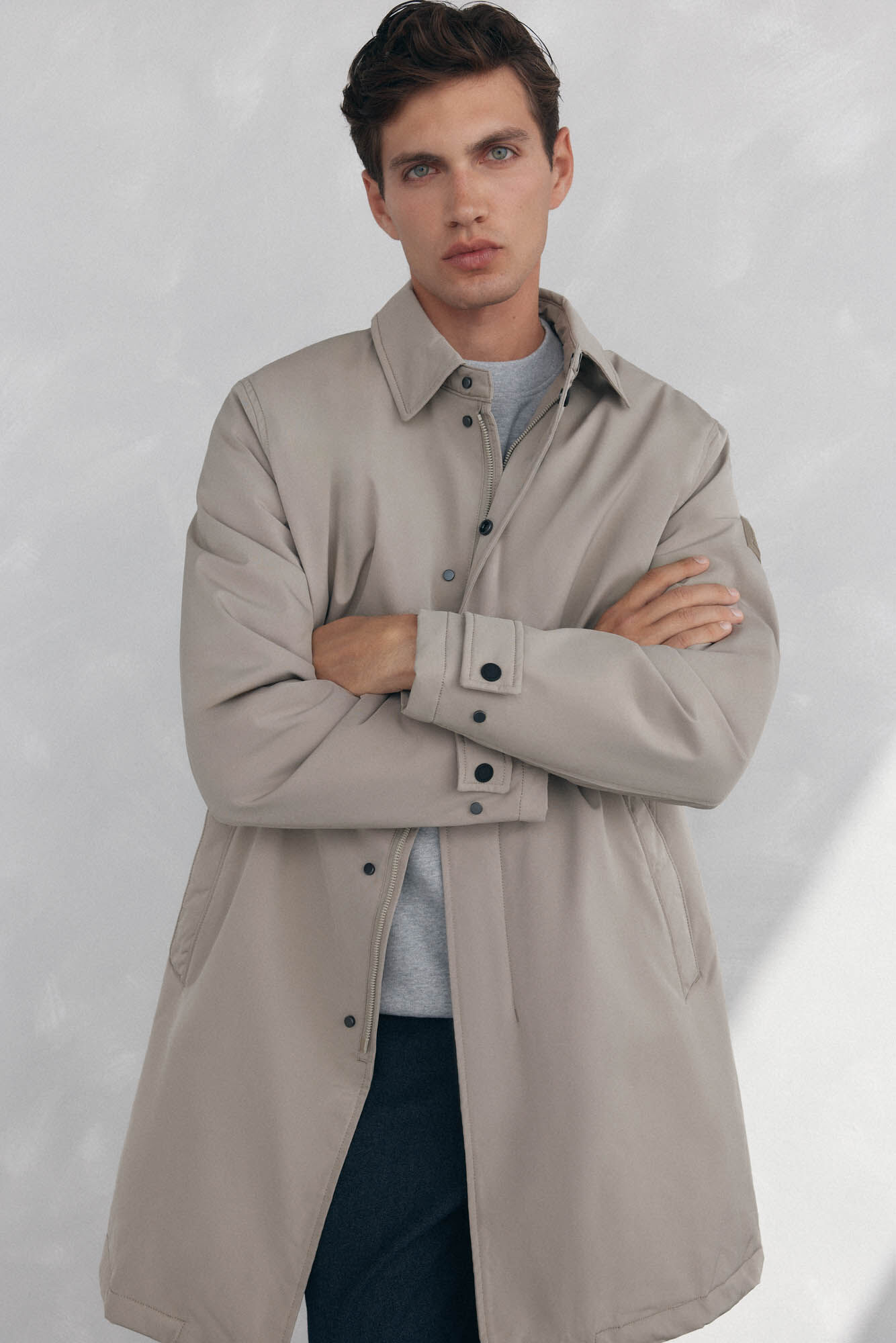 Pedro del Hierro Gabardine vistas remov&iacute;veis Beige