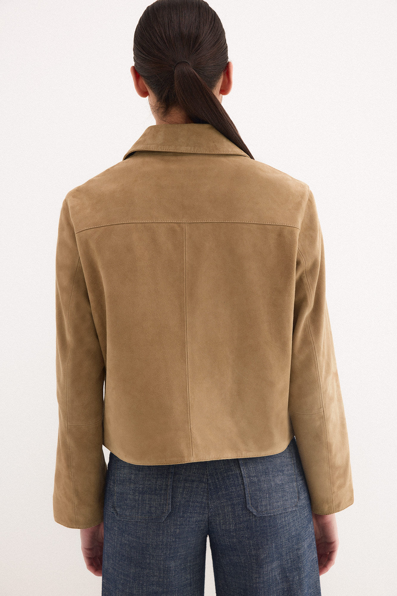 Pedro del Hierro Suede jacket Green