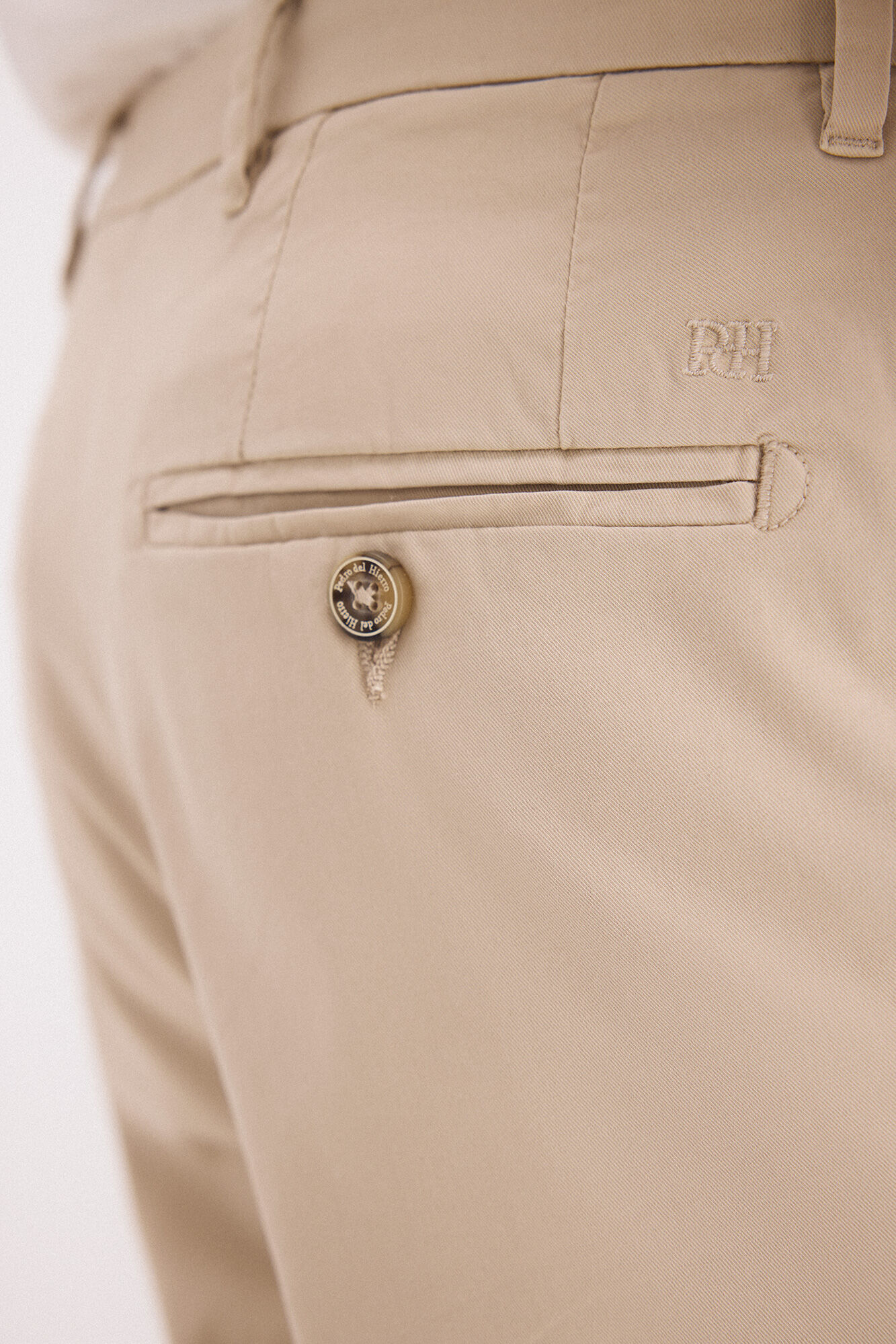 Pedro del Hierro Regular fit chinos Beige