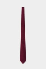Pedro del Hierro Extra-fine silk tie Burgundy