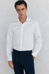 Pedro del Hierro Plain non iron + stain resistant dress shirt