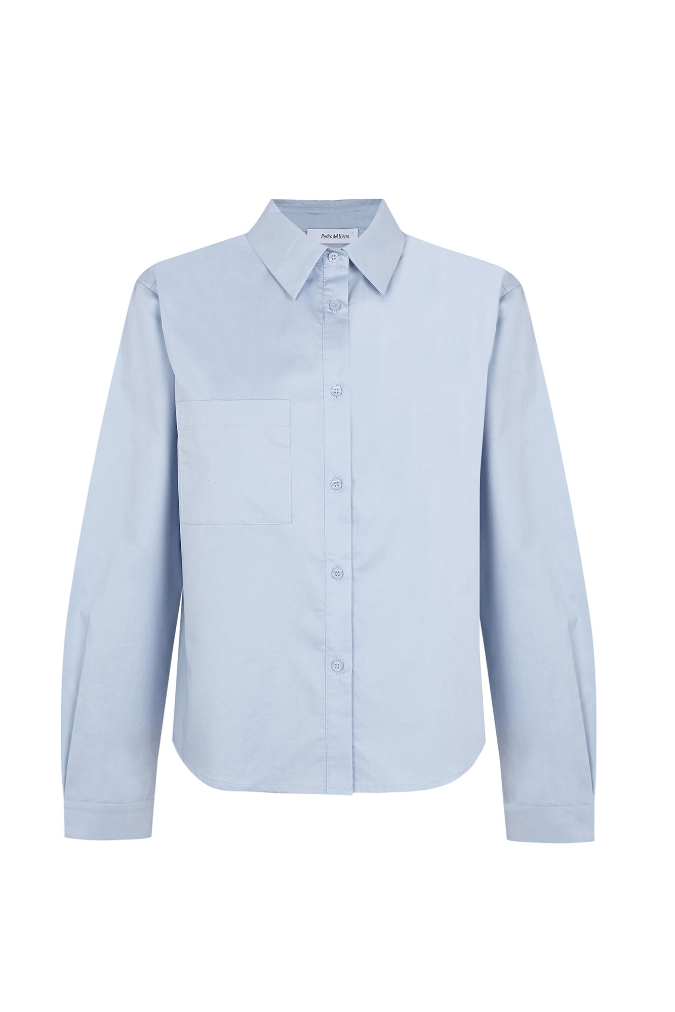 Pedro del Hierro Short sleeve pocket shirt Blue