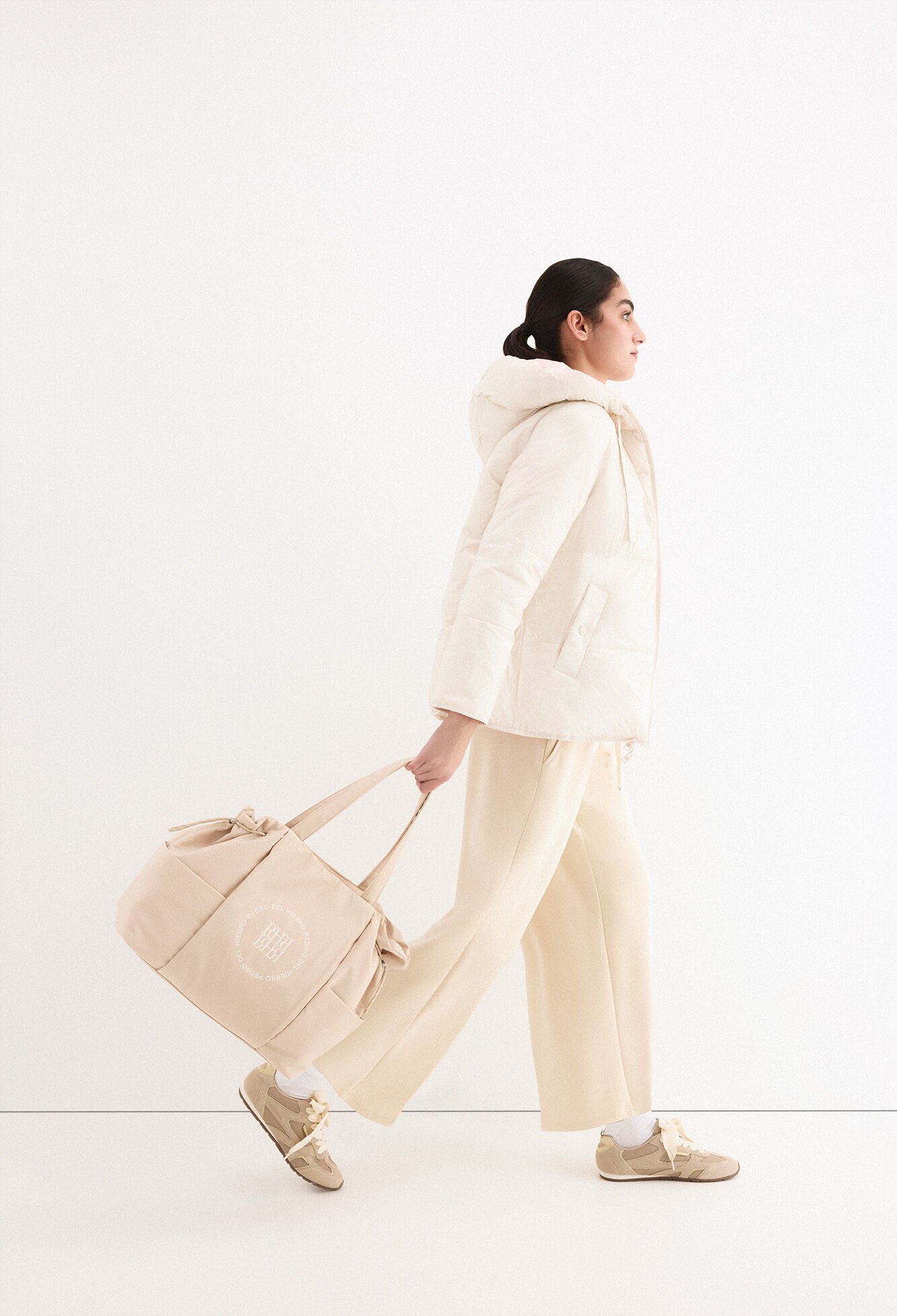 Pedro del Hierro Reversible hooded parka Pink