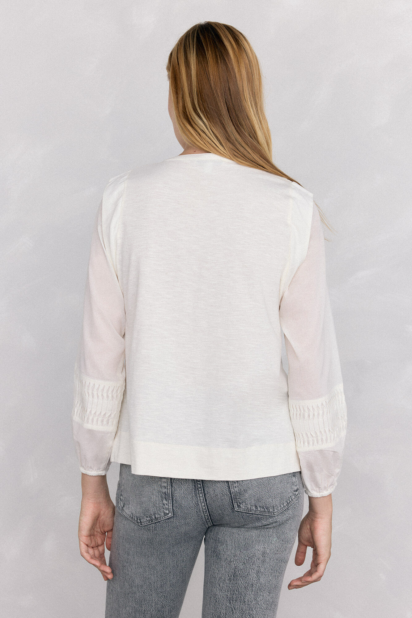 Pedro del Hierro Romantic blouse Ecru