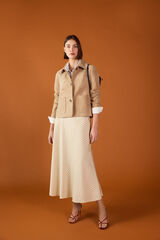 TFP by Tamara Falc&oacute; Casaco de couro Beige