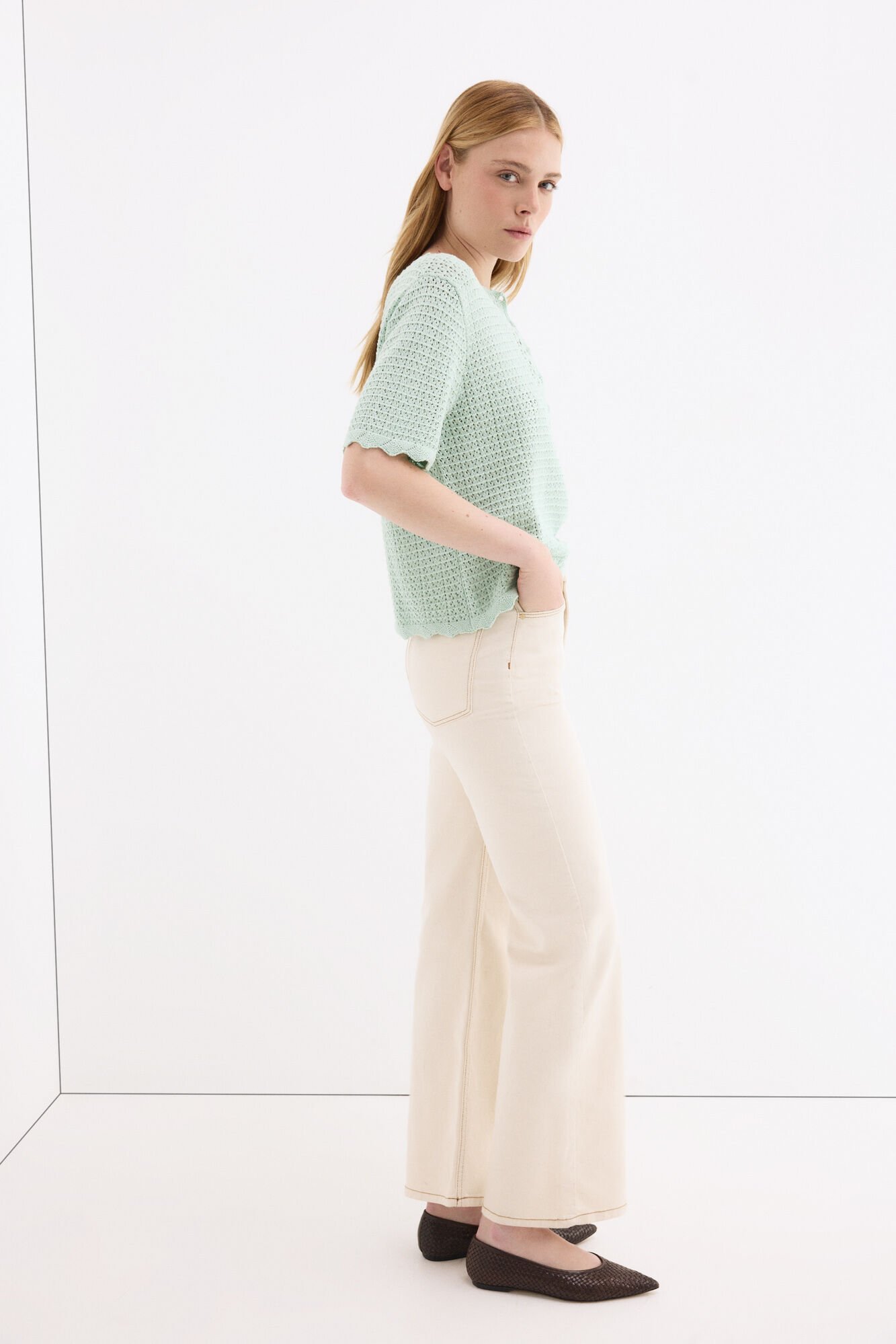 Pedro del Hierro Crochet knit top