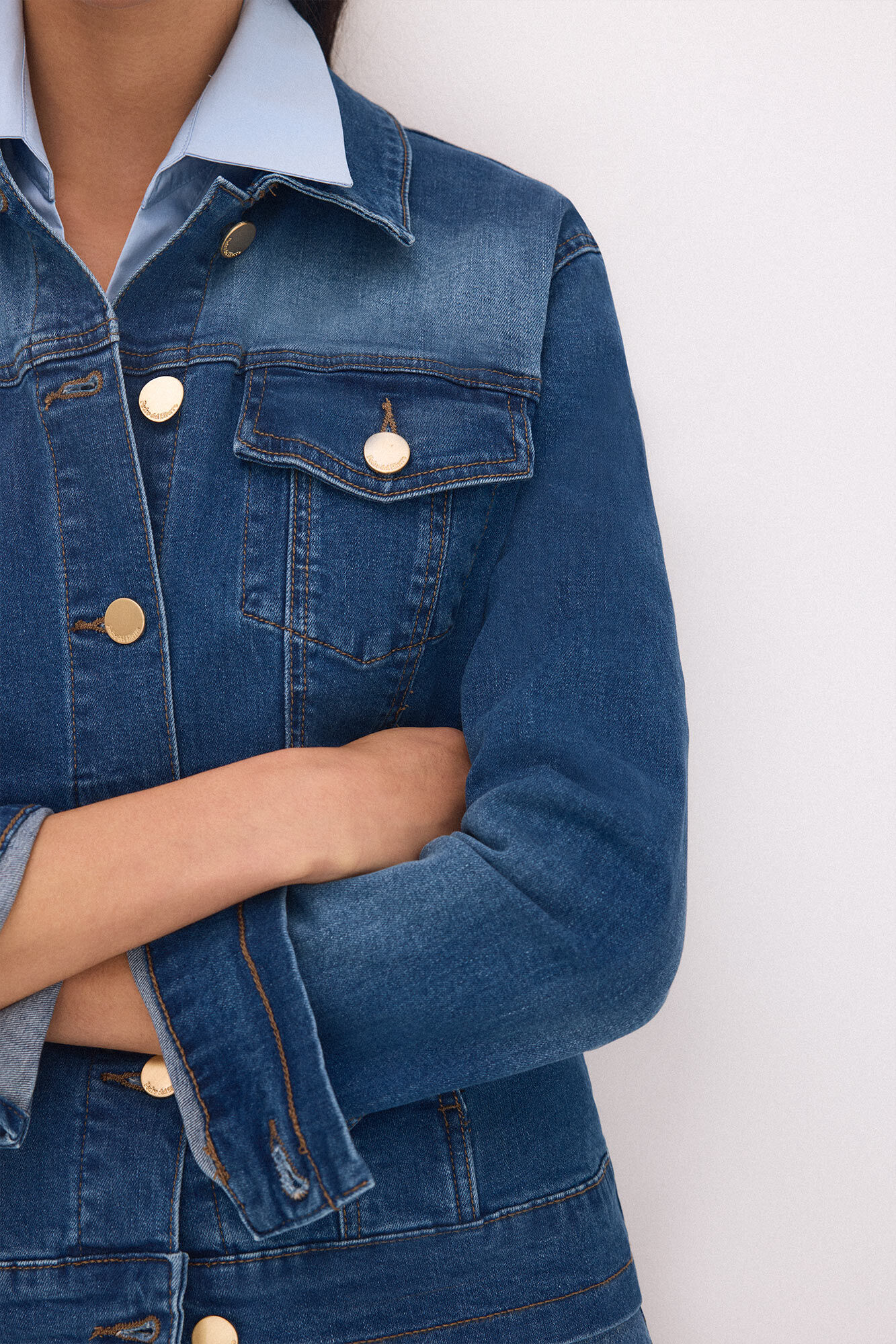 Pedro del Hierro Denim jacket Blue