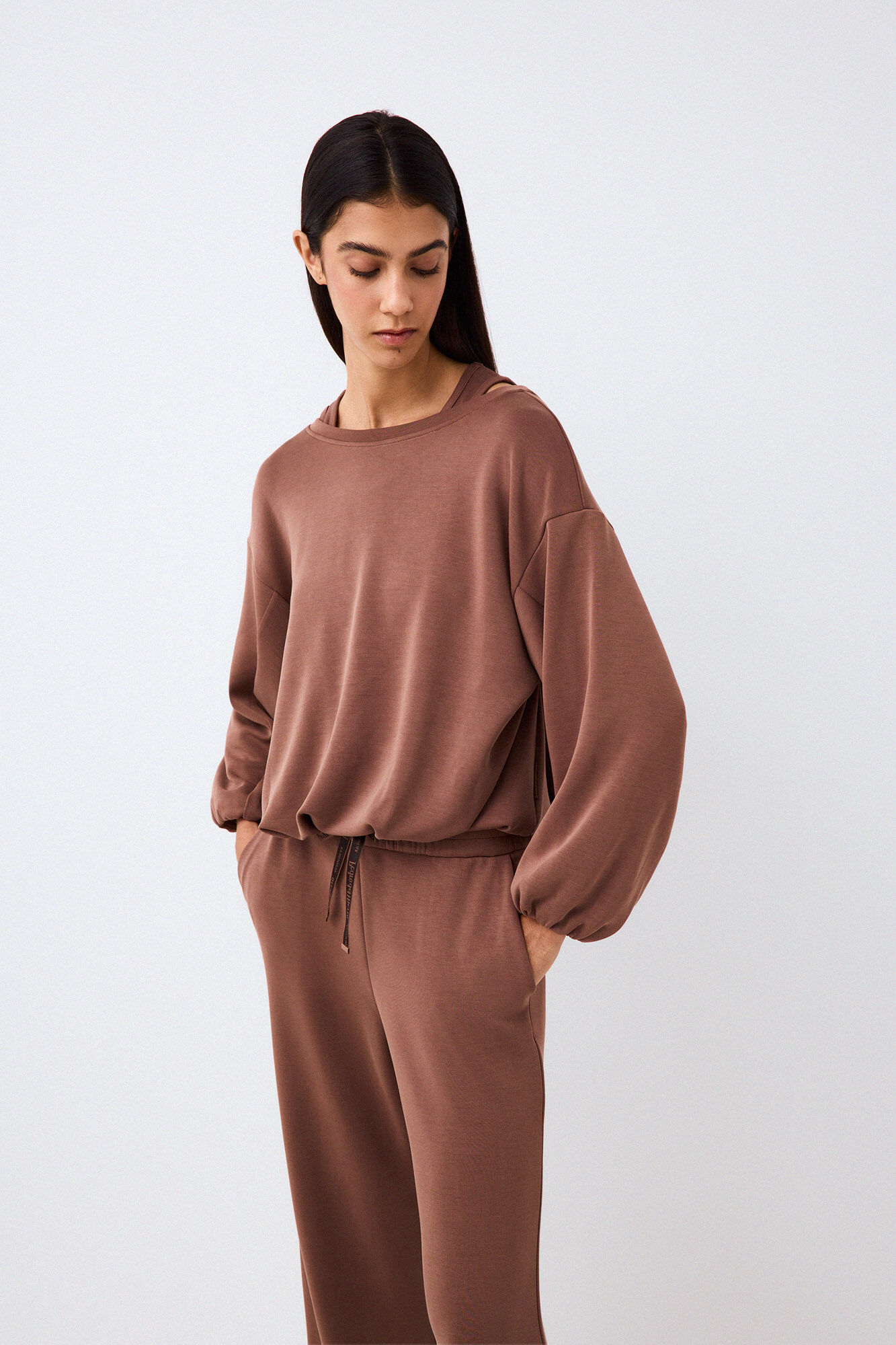 Pedro del Hierro Soft touch double sweatshirt