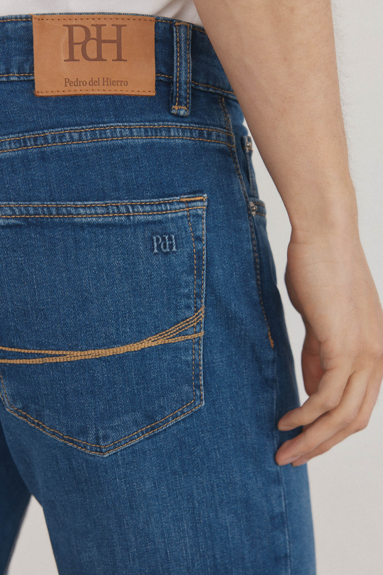 Pedro del Hierro Slim fit Premium Flex jeans Blue