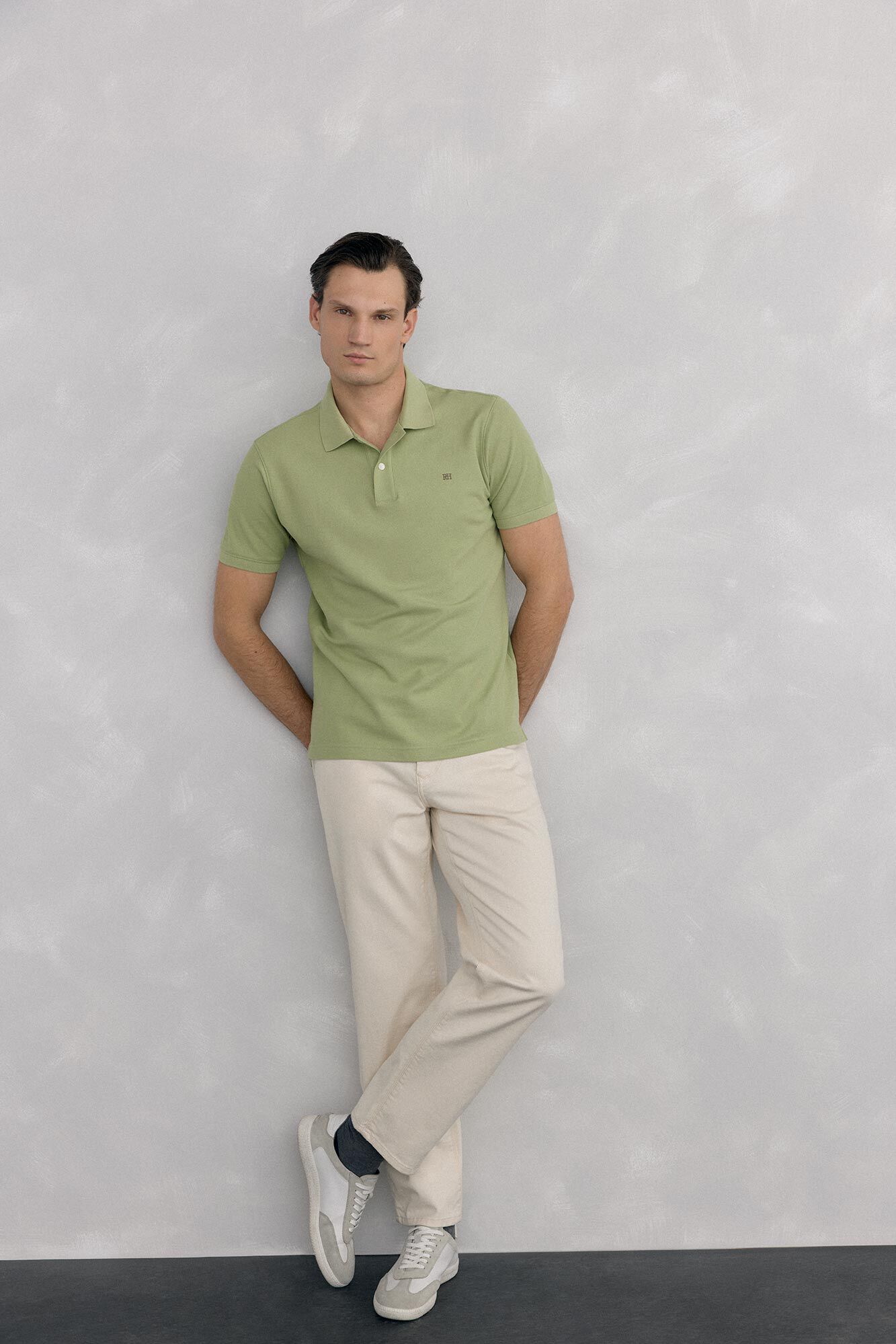 Pedro del Hierro Polo b&aacute;sico piqu&eacute; Verde