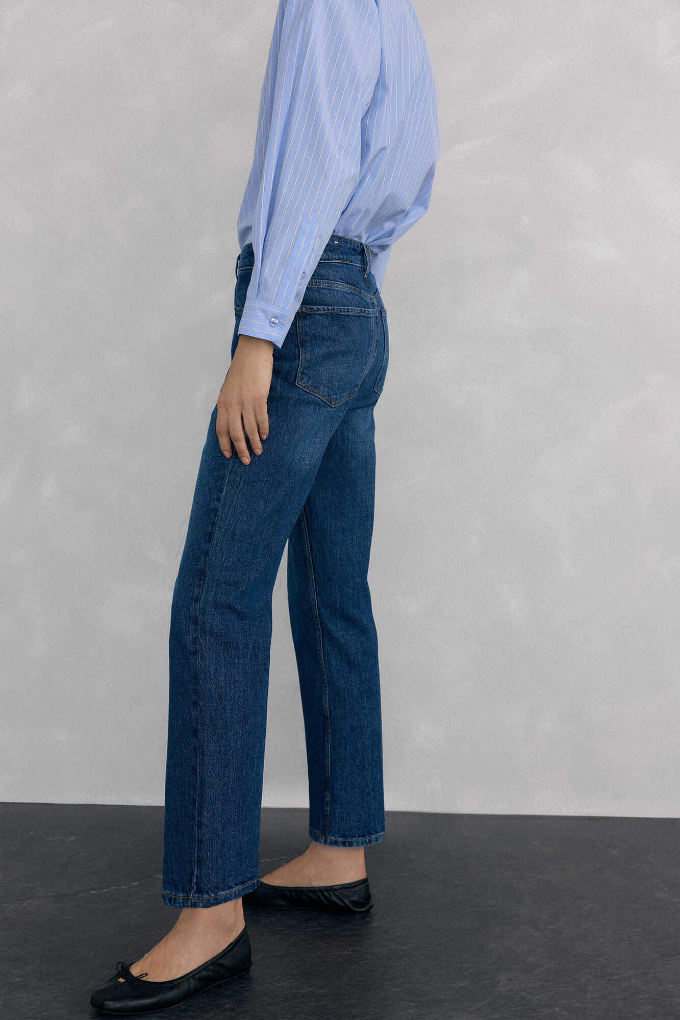 Pedro del Hierro Jeans straight basic Blue