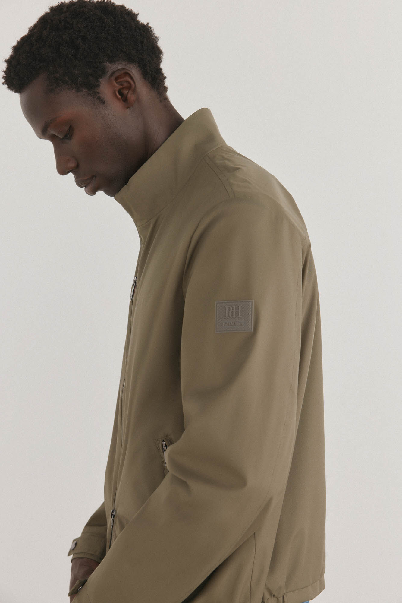 Pedro del Hierro Lightweight technical jacket Green