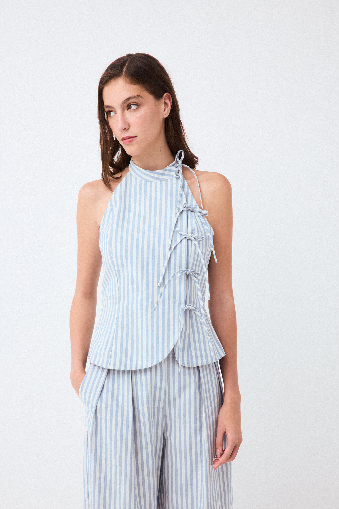 Pedro del Hierro Gingham print shirt Blue