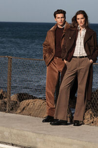 Pedro del Hierro Wide leg classic corduroy pants