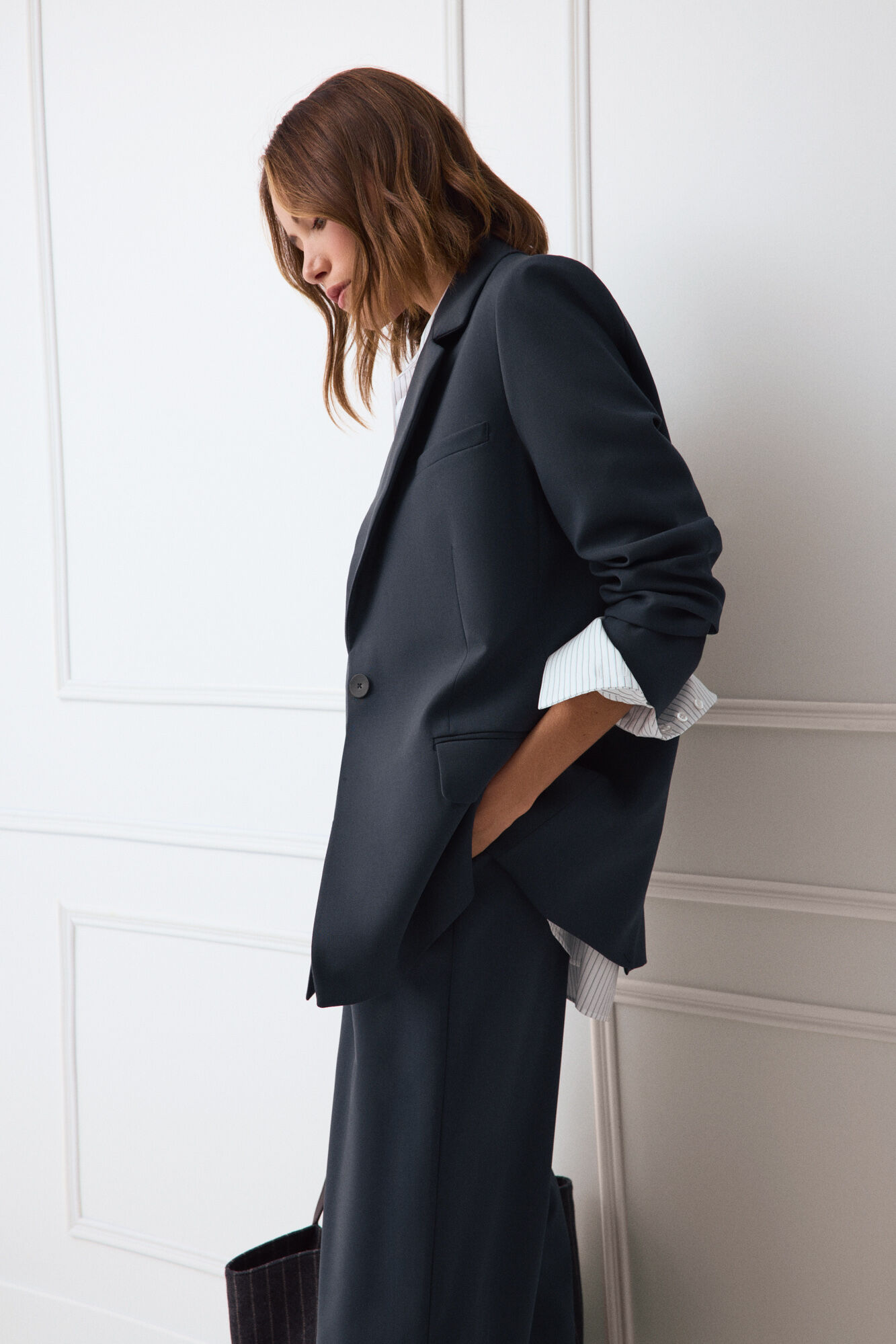 TFP by Tamara Falc&oacute; Navy blue blazer