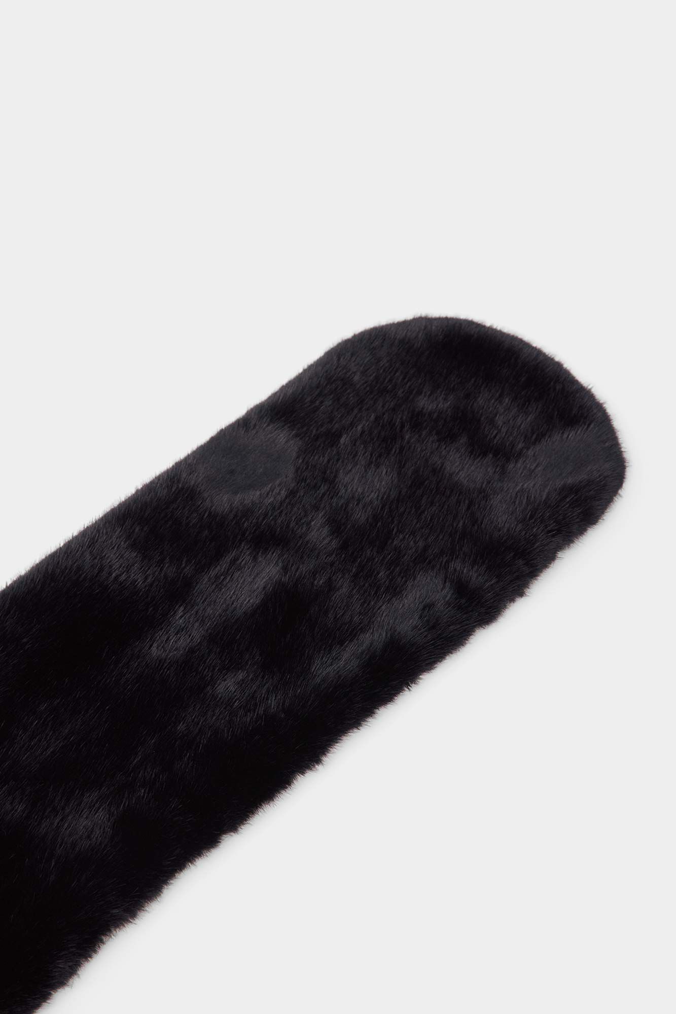 Pedro del Hierro Faux fur scarf Black