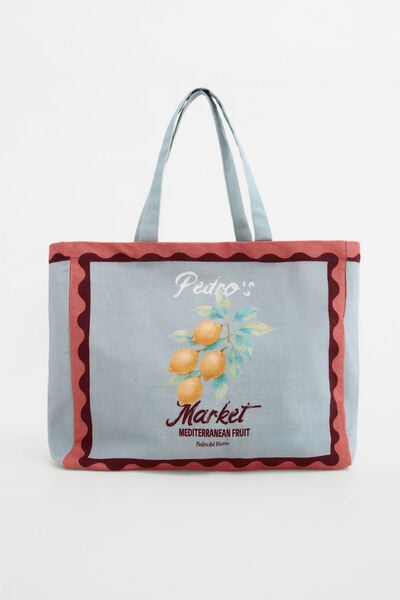 Pedro del Hierro Lemon print bag