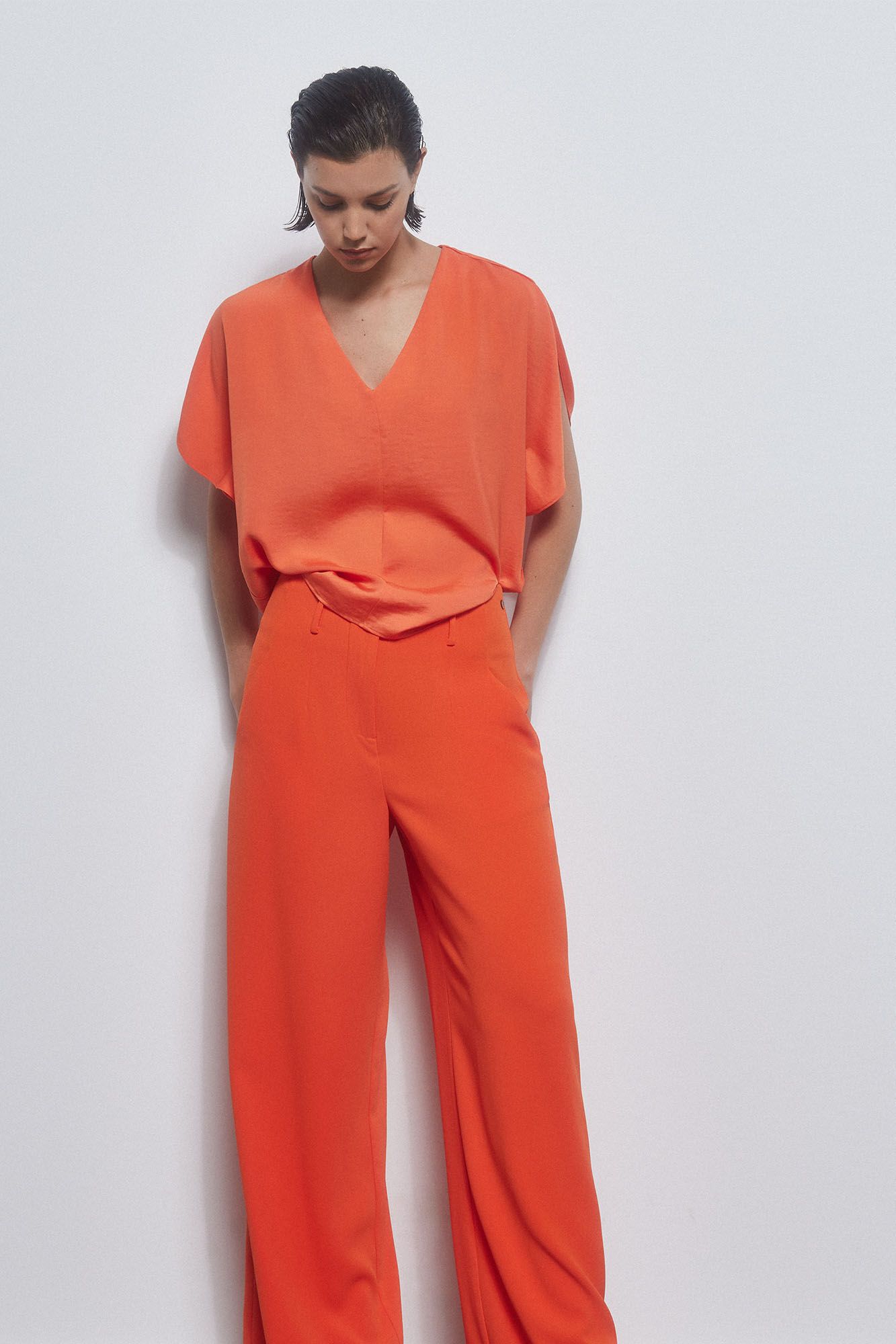 Pedro del Hierro Fluid blouse Orange