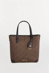 Pedro del Hierro Jacquard tote bag Brown