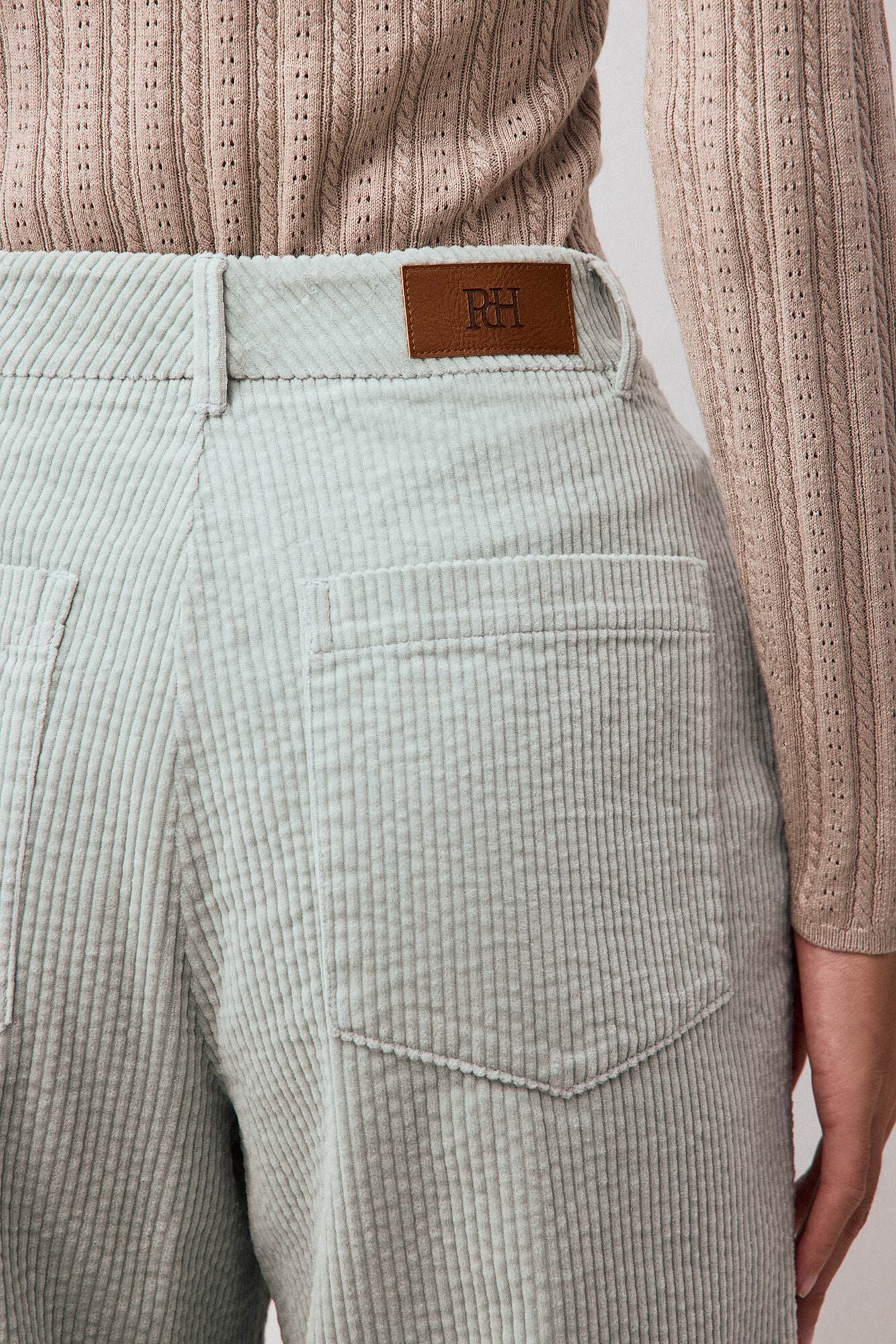 Pedro del Hierro Corduroy wide leg trousers