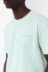 Pedro del Hierro Camiseta logo peque&ntilde;o Azul